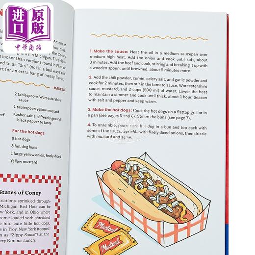 【中商原版】热狗食谱 50 个经典食谱尽享咸香爽脆 Hot Dog Cookbook 英文原版 Farideh Sadeghin 商品图2