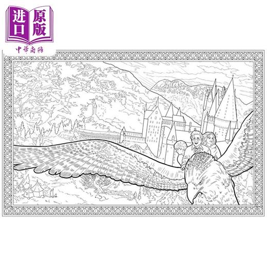 【中商原版】哈利 波特 魔法生物涂色书 Harry Potter  Magical Creatures Coloring Book 英文原版  Insight Editions 填色画册 商品图3