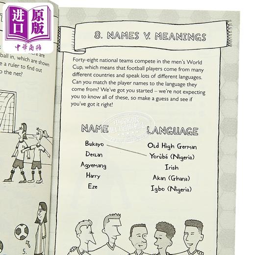 【中商原版】足球学院趣味益智游戏书 2026世界杯 Football School Puzzle Collection 英文原版 Ben Lyttleton Alex Bellos 商品图2