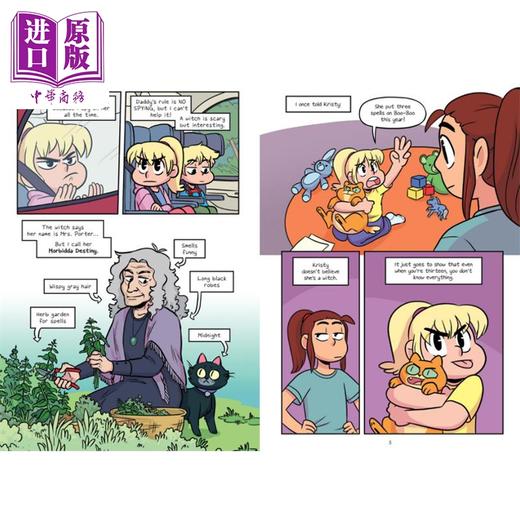 【中商原版】小保姆俱乐部 图画小说 5-8四本平装套盒 英文原版 Baby Sitters Little Sister Graphic Novels #5 Katy Farina 商品图3