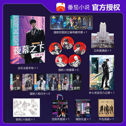《夜幕之下》文创主题手账 普通版/礼盒版 适合15岁+ 商品图5