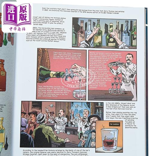 【中商原版】鸡尾酒漫画历史 饮品调配传承 The Comic Book History of the Cocktail 英文原版 David Wondrich 商品图2