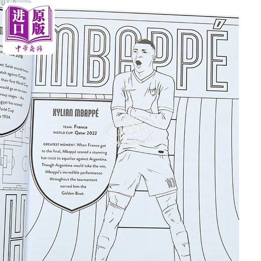 【中商原版】终极足球英雄涂色书 世界杯精彩瞬间 Ultimate Football Heroes Colouring Book World Cup Greatest Moments 商品图2
