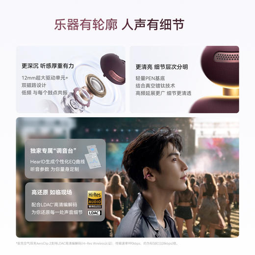 【旗舰新品】Anker安克 AeroClip 2 空气耳夹耳机 D1105 商品图6