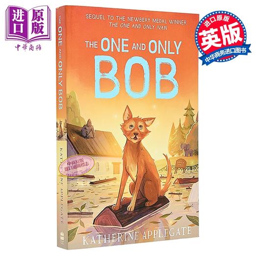 【中商原版】动物四部曲 只有一个鲍勃 英版 One and Only Bob 英文原版 儿童读物 动物故事 黑白插图小说故事 进口童书 8岁+ 商品图0
