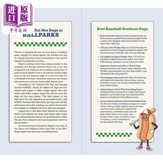 【中商原版】热狗食谱 50 个经典食谱尽享咸香爽脆 Hot Dog Cookbook 英文原版 Farideh Sadeghin 商品图3