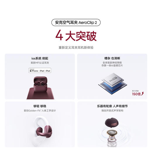 Anker安克 空气耳夹耳机 AeroClip 2 「声声有赫」限定礼盒 D1105 商品图2