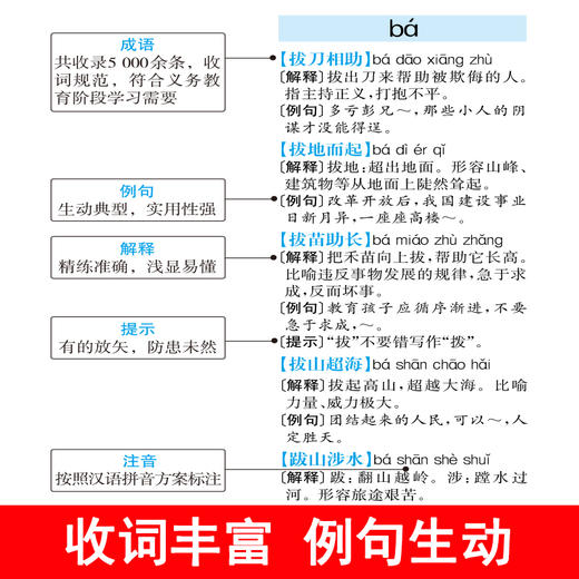 【华语教学版】学生成语词典  厚457页 商品图1