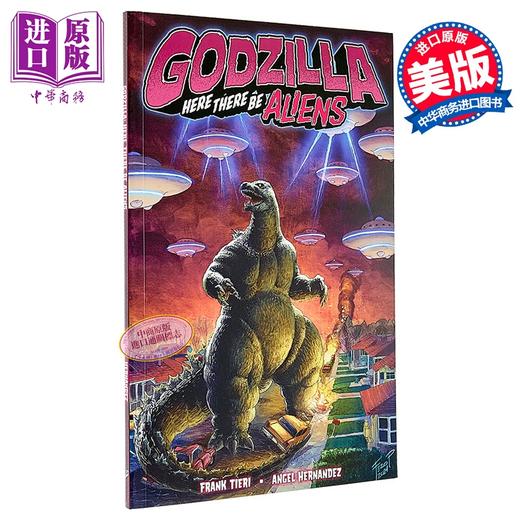 【中商原版】哥斯拉 异星来客 Godzilla Here There Be Aliens 弗兰克·蒂埃里 英文原版 Frank Tieri 限定系列漫画 商品图0