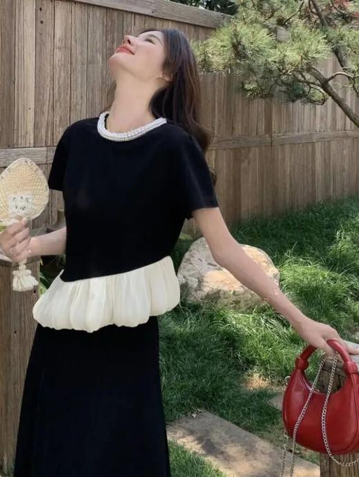 赫本风不规则小黑裙 | 步履轻动，优雅起舞，美如电影女主！【3-5天发货】 商品图2