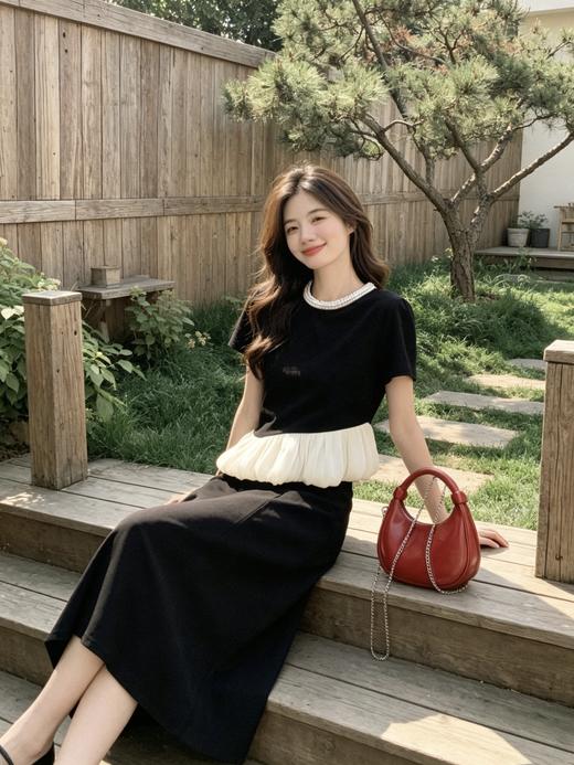 赫本风不规则小黑裙 | 步履轻动，优雅起舞，美如电影女主！【3-5天发货】 商品图1