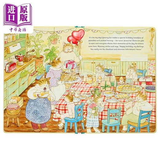【中商原版】猫猫家族的生日派对 Eunyoung Seo Cat Family Birthday 精装精品绘本 英文原版 儿童绘本 图画故事书 亲子阅读 商品图2