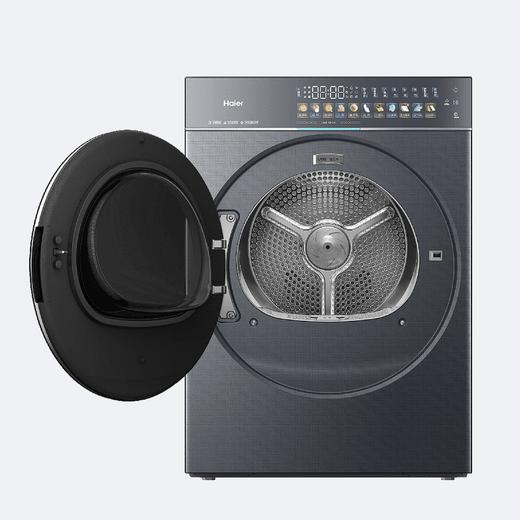 海尔 干衣机 GA120-STZ78H8U1 极夜灰 12公斤干衣机 变频 触控式控制 热泵滚筒干衣机 220V/50Hz 下排水 晶彩触控面板 支持WiFi智控 四层毛絮滤网 商品图1