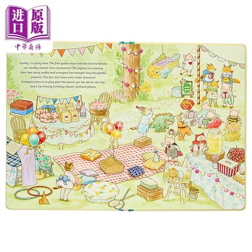 【中商原版】猫猫家族的生日派对 Eunyoung Seo Cat Family Birthday 精装精品绘本 英文原版 儿童绘本 图画故事书 亲子阅读 商品图4