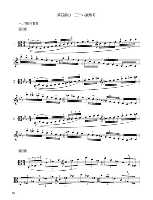 中提琴全调性音阶体系（预售） 商品图7