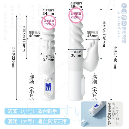 日本【女用器具】WildOne 东瀛白龙震动棒（控价产品，合作前需要先联系负责人报备） 商品图4