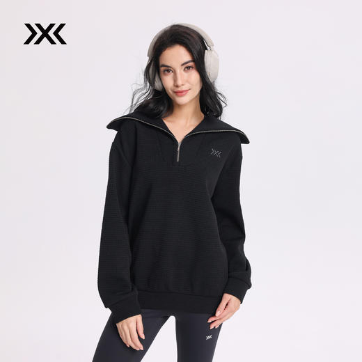 X-BIONIC 艾德空气层中厚半开拉链卫衣女款秋冬保暖耐磨长袖宽松 商品图5