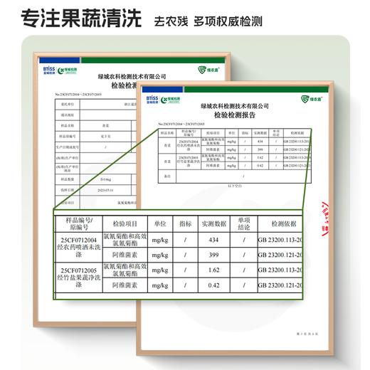 【专业去农残】Doctor jepson 竹盐 果蔬净 200g/袋*6袋 商品图2