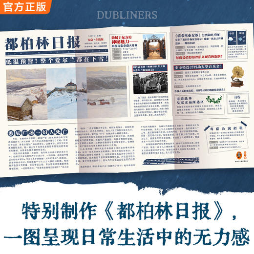 【11岁+】【都柏林人限定礼盒】双封刷边+帆布包经典文学史上zui著名的雪 商品图6