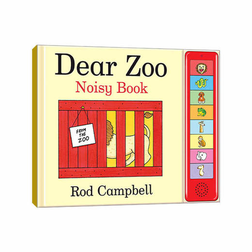 英文原版绘本 Dear Zoo Noisy Book 亲爱的动物园发声书 精装 英文版 进口英语原版书籍 商品图0