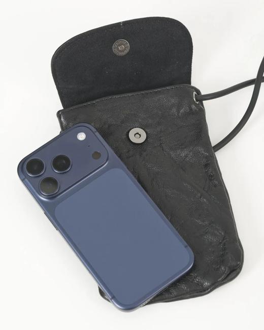 JALO JALO 中性羊皮黑色手机包 商品图2