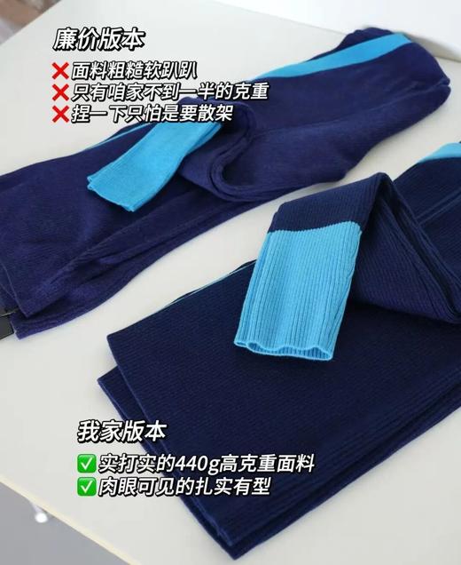 撞色羊毛针织衫，显白、时髦、上身不臃肿巨显瘦！克莱因蓝/翡翠绿/柔雾粉【3-5天发货】 商品图2