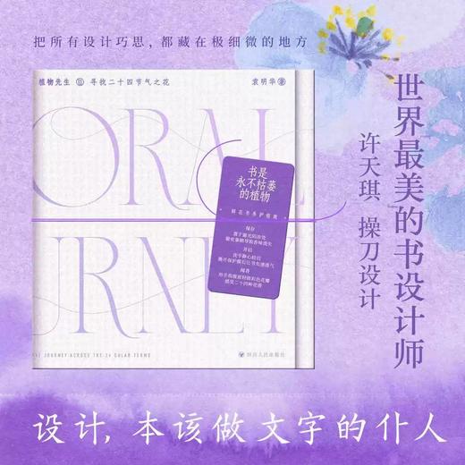 （随机赠送香片1枚）植物先生Ⅲ：寻找二十四节气之花 预售9月21日发货 商品图2