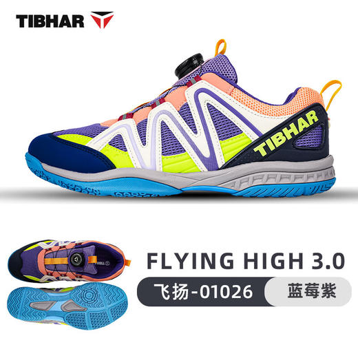 Tibhar挺拔乒乓球鞋飞扬3.0儿童乒乓球鞋01026防滑耐磨防臭透气男童女童比赛训练鞋 商品图4