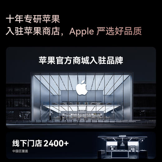 【新品】Anker安克 45W安心充Smart+ 智能屏显充电器 苹果官方AVS协议 A121D 商品图4
