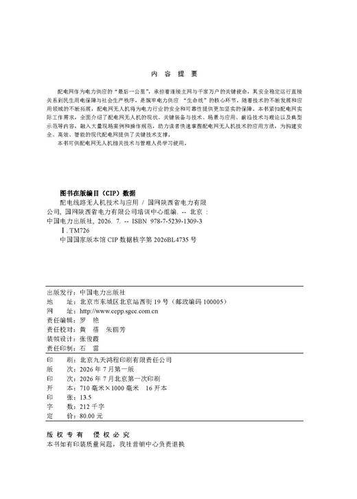 配电线路无人机技术与应用 商品图3
