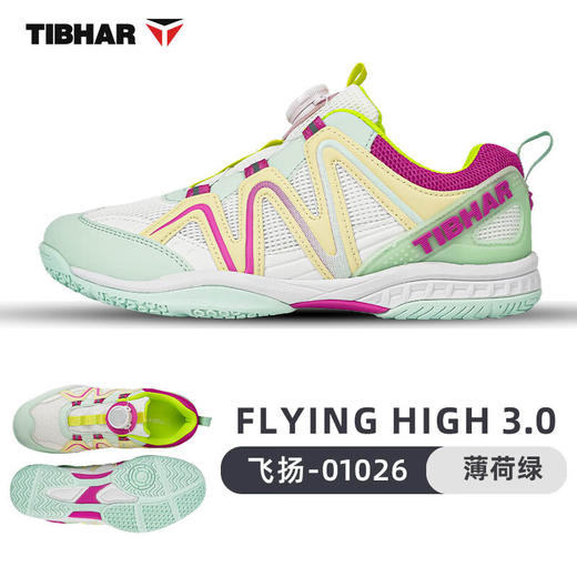 Tibhar挺拔乒乓球鞋飞扬3.0儿童乒乓球鞋01026防滑耐磨防臭透气男童女童比赛训练鞋 商品图2