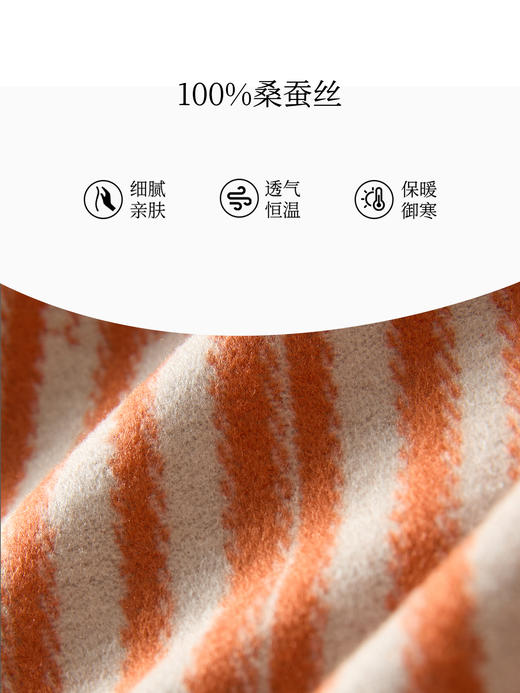 万事利桑蚕丝围巾披肩-马韵 商品图2