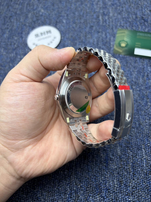 无卡度版本 劳力士 VS日志41系列 VS日志V2版 薄荷绿 男士腕表 丹东3235一体机 隐藏无卡度 五珠带 表径41mm 商品图5