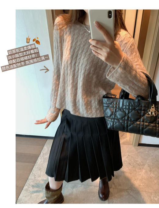 意大利Mai*on Ma*giela桑蚕丝羊绒毛衣091901 商品图0