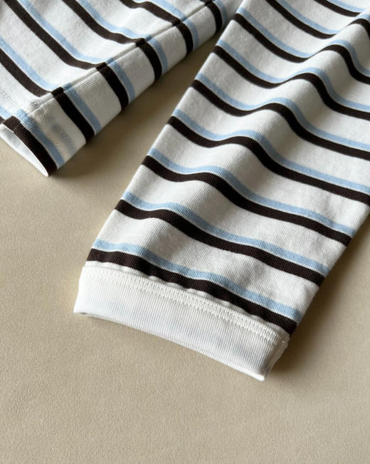 韩国原单SPELLEDI*T条纹长袖T恤091808 商品图9