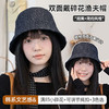1顶能当2顶戴！【特妮娜 双面戴碎花渔夫帽】简约纯面+温柔碎花面 立体不贴颅顶 隐形可调节抽拉绳设计 适配所有头型 挺阔版型显脸小 柔和修饰颧骨 商品缩略图3
