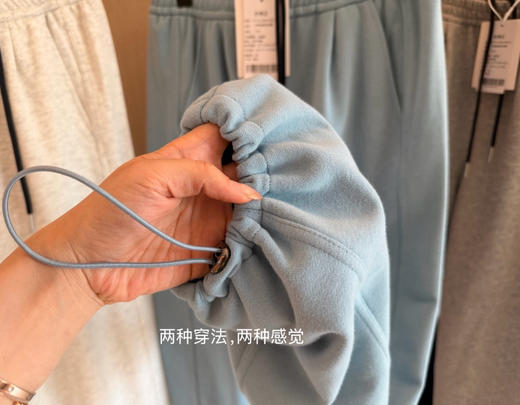 纯棉毛圈两穿卫裤哈伦裤 商品图9