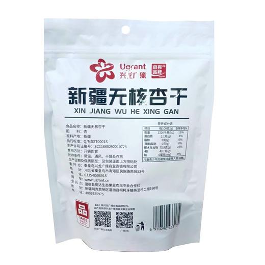 兴龙广缘100克新疆无核杏干 商品图1