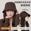 1顶能当2顶戴！【特妮娜 双面戴碎花渔夫帽】简约纯面+温柔碎花面 立体不贴颅顶 隐形可调节抽拉绳设计 适配所有头型 挺阔版型显脸小 柔和修饰颧骨 商品缩略图0