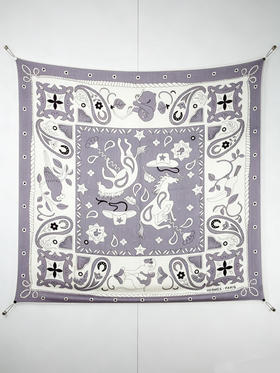 秋冬特惠💰450 羊绒新款【快乐动物园】推荐 爱马仕双面同色羊绒方巾【双面同色】围巾
