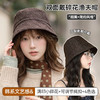 1顶能当2顶戴！【特妮娜 双面戴碎花渔夫帽】简约纯面+温柔碎花面 立体不贴颅顶 隐形可调节抽拉绳设计 适配所有头型 挺阔版型显脸小 柔和修饰颧骨 商品缩略图6