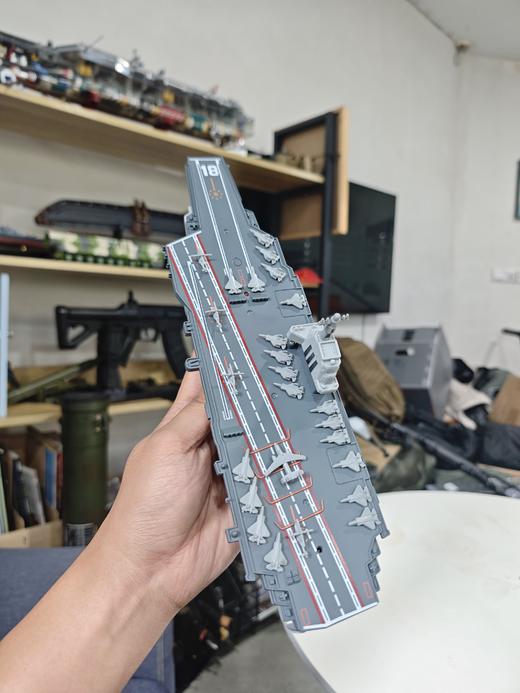 【中船文化出品 模拟航母动态】电动遥控船模-福建舰模型1:1000 ds（zc）火爆预售中，预计一周内不定时发货 商品图2