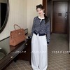 Coco Aaliyah韩系条纹含羊毛小开衫 含羊毛混纺纱线软糯细腻亲肤 经典横条纹显瘦百搭 单穿优雅｜外搭随性｜叠穿有层次 商品缩略图10