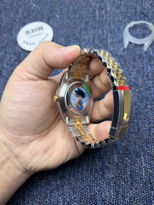 ARF劳力士日志型41mm 新款间金绿罗马 丹东3235一体机 五珠链 904L钢 男士腕表 商品图5
