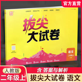 2026秋 拔尖/非常大试卷 语文 二年级上册 人教版 部编版 小学教辅 测试卷 同步训练 2上 含答案讲解视频 通成学典