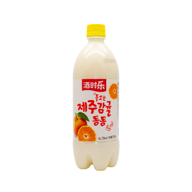 酒时乐750ml济州柑橘玛可利米酒