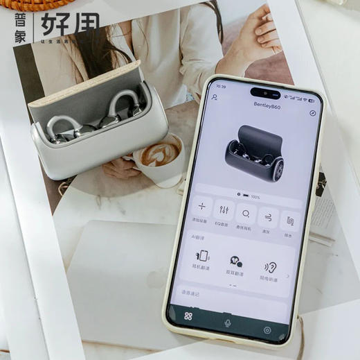 【梦幻音质，沉浸聆听】doss 新一代蓝牙6.0芯片夹耳式蓝牙耳机- 商品图1