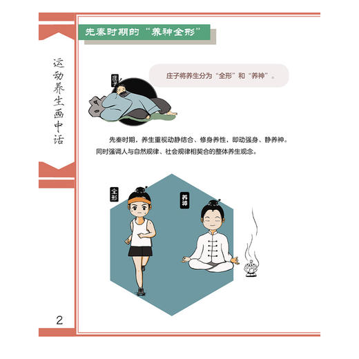 运动养生画中话 中医药养生文化画中话丛书 庞国明 李永福 刘羽 主编 运动养生的特点和作用等内容 9787524703778中国中医药出版社 商品图4