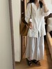 法式纯棉v领拼接蕾丝衫 | V领+长款抽绳+灯笼泡泡袖的设计、蕾丝下摆，上身真的太美了 商品缩略图7