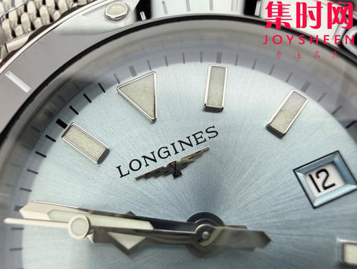 CR浪琴新款第三代康卡斯系列42mm 冰蓝面 米兰钢带款 男士腕表 表径42mm 商品图3